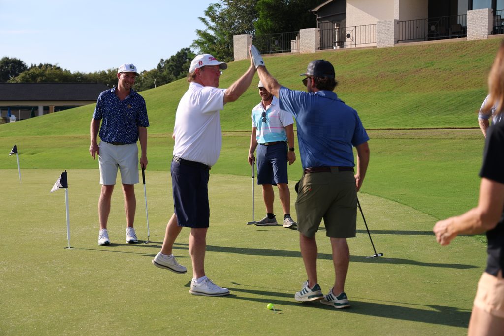 Golfers participating in the 24th Annual Propst Brothers Golf Classic at Cabarrus Country Club